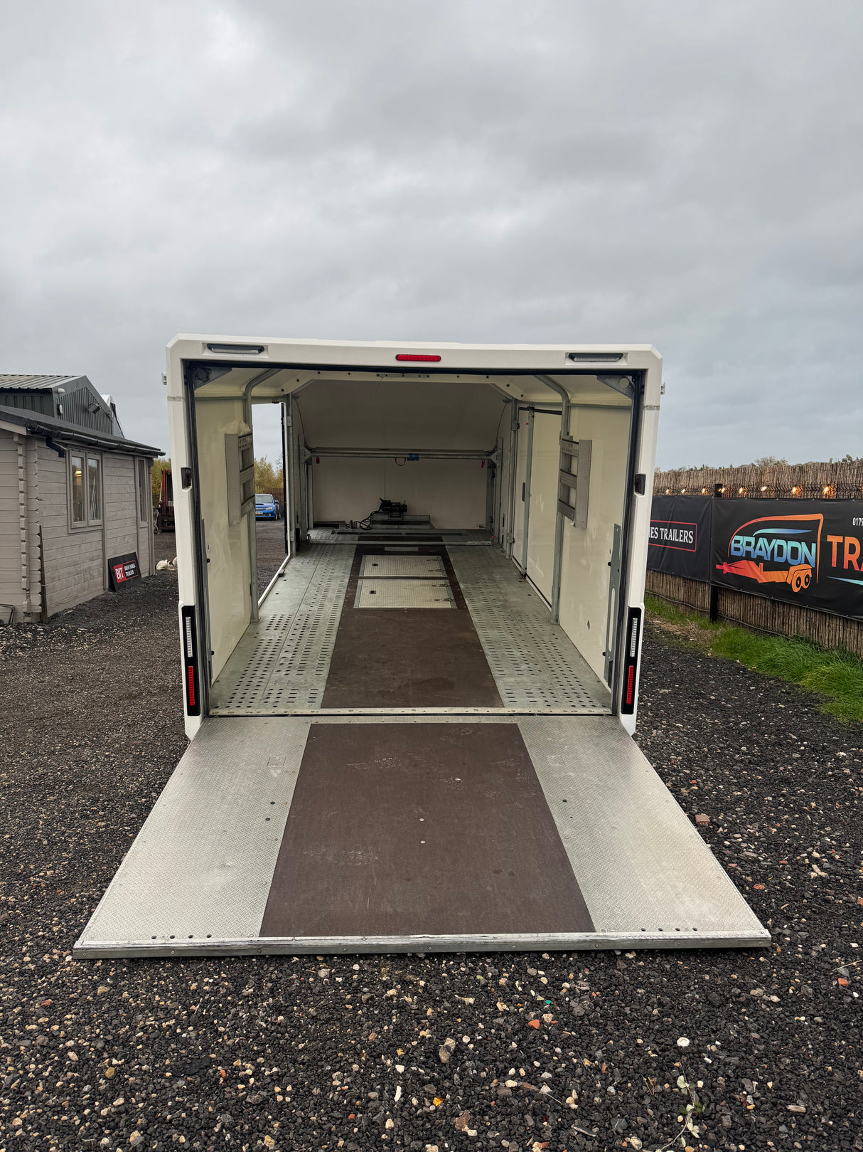 Brian James Race Transporter 6 RT6 6.5m x 2.35m 3500kg 386-2060 Enclosed Trailer
