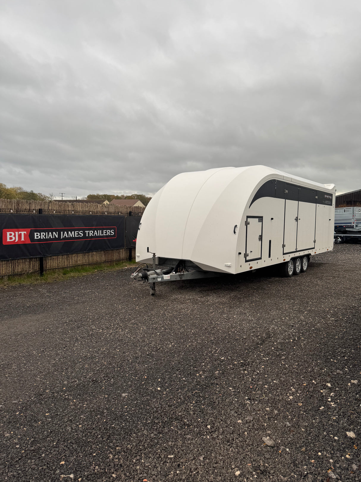 Brian James Race Transporter 6 RT6 6.5m x 2.35m 3500kg 386-2060 Enclosed Trailer