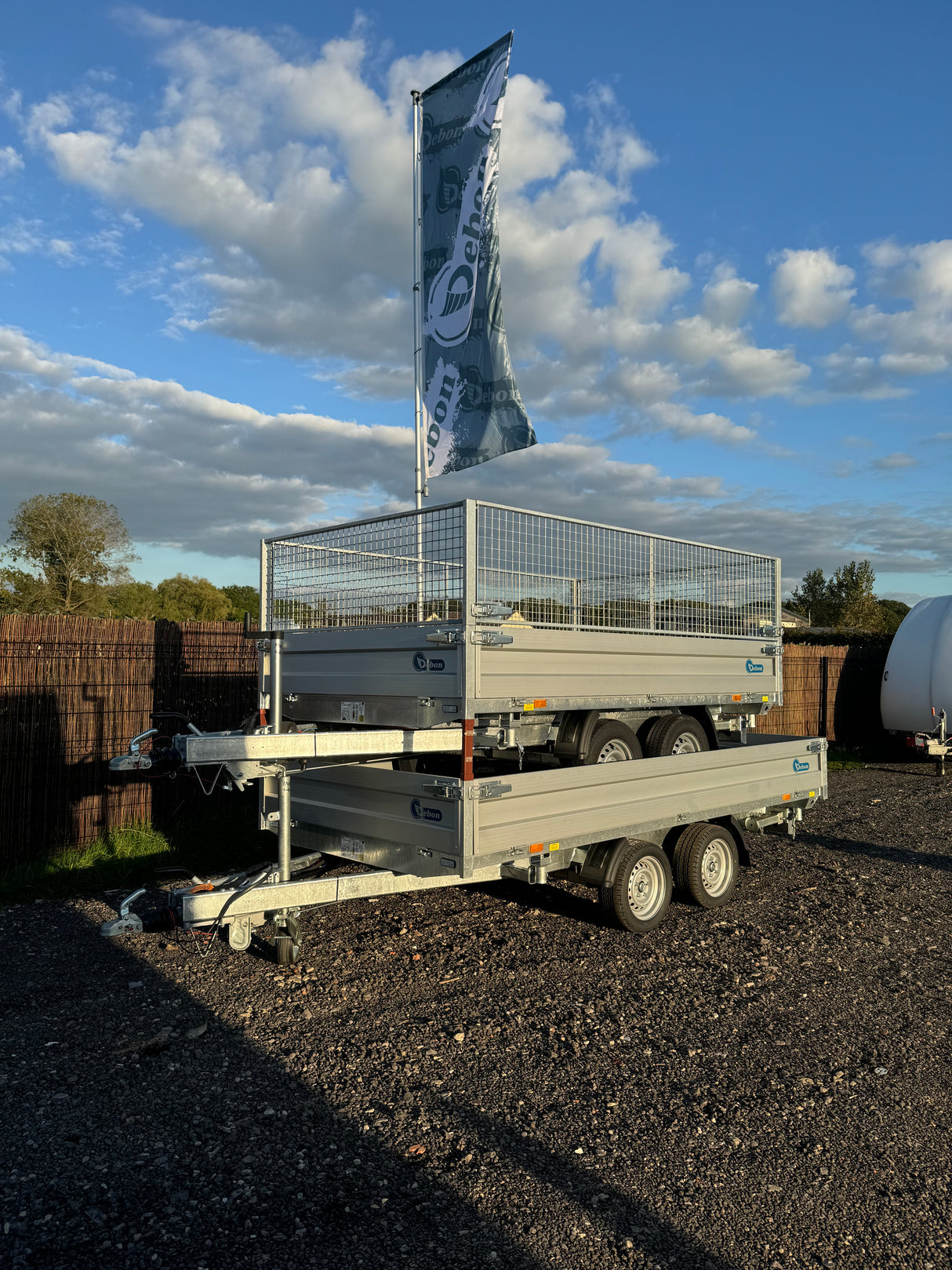 Debon Tipper Trailer PW3.6 Twin Axle 3 Way Electric / Manual Tipper 3500kg MGW