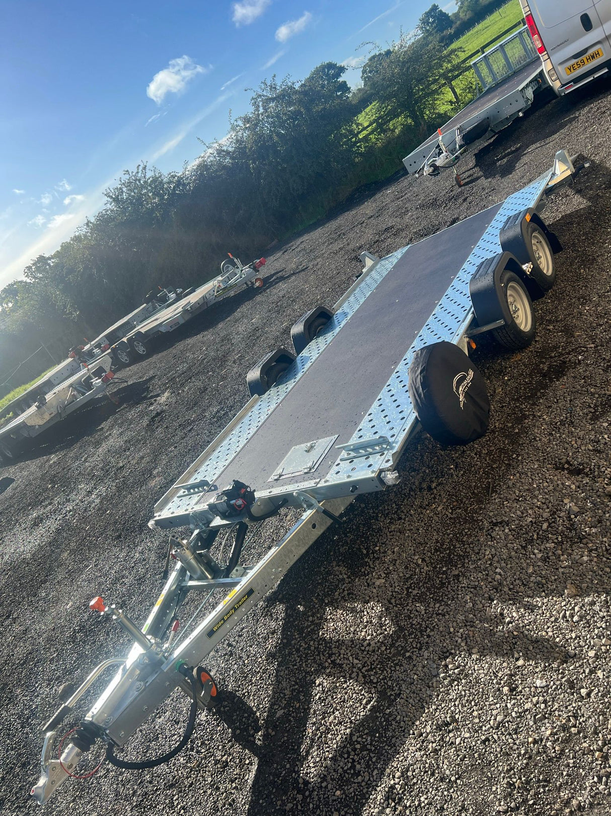 Woodford Widebody WBT101 14’x6’6” Tilt with ramps Car Transporter Trailer