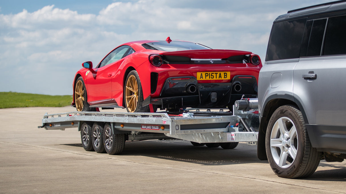 Brian James T6 T Transporter Car Trailer, 5.5m x 2.24m, 3.5t, 10in wheels, 3 Axle - 231-5522-35-3-10