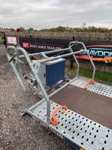 Brian James C4 Blue 126-2222 4m x 2m 2000kg Car Transporter Trailer