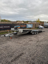 Woodford FBT231 Flatbed 18’x7’3” 5500 x 2220mm 3500kg Tri Axle Tilt Bed Trailer