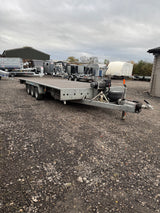 Woodford FBT231 Flatbed 18’x7’3” 5500 x 2220mm 3500kg Tri Axle Tilt Bed Trailer