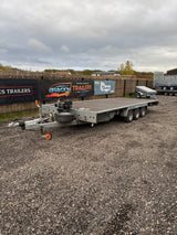 Woodford FBT231 Flatbed 18’x7’3” 5500 x 2220mm 3500kg Tri Axle Tilt Bed Trailer