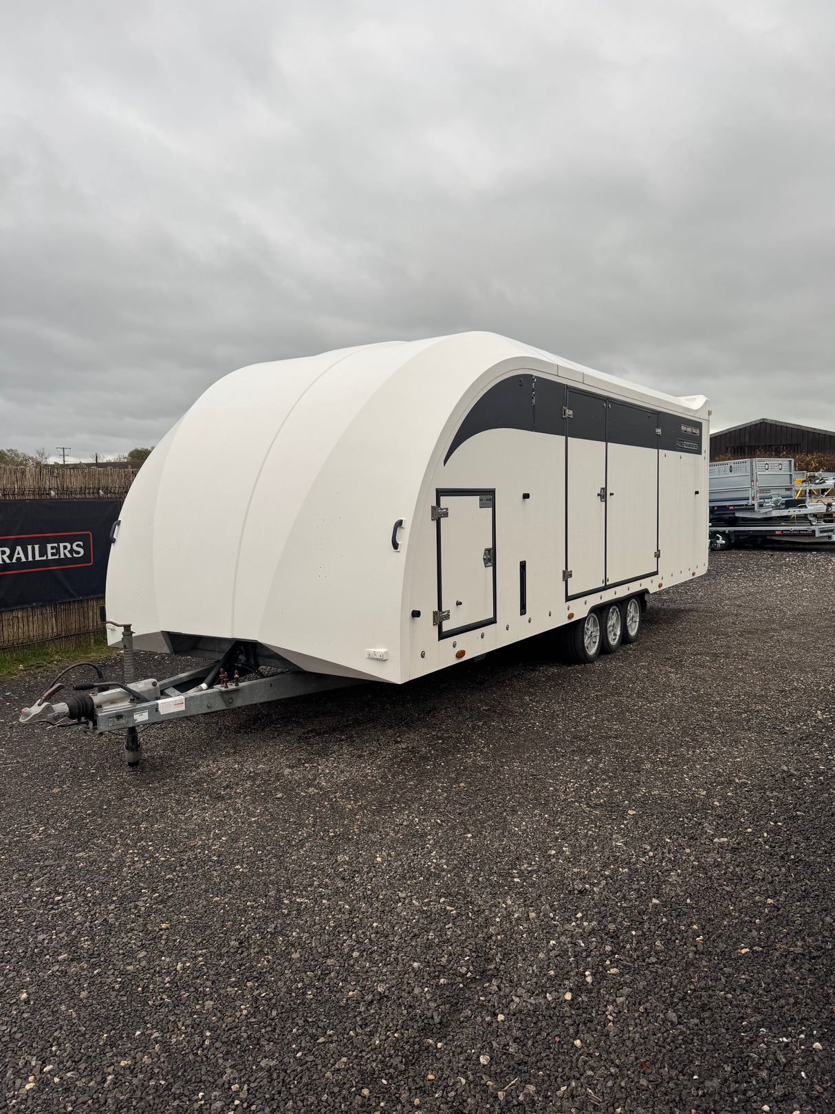 Brian James Race Transporter 6 RT6 6.5m x 2.35m 3500kg 386-2060 Enclosed Trailer