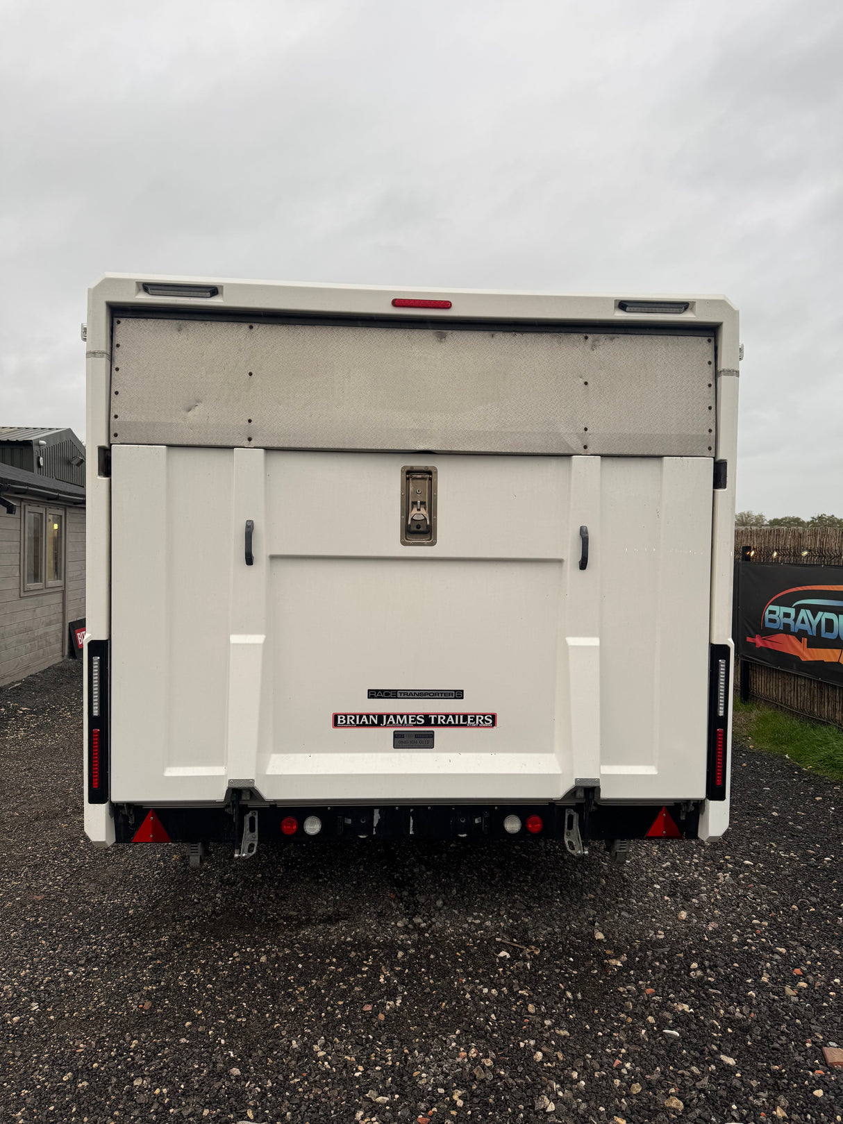 Brian James Race Transporter 6 RT6 6.5m x 2.35m 3500kg 386-2060 Enclosed Trailer