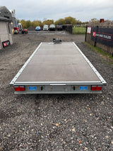 Woodford FBT231 Flatbed 18’x7’3” 5500 x 2220mm 3500kg Tri Axle Tilt Bed Trailer