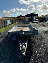 Ifor Williams 13' 1" TB4021-352 Tiltbed Trailer With Winch, Sides & Mesh Ramp