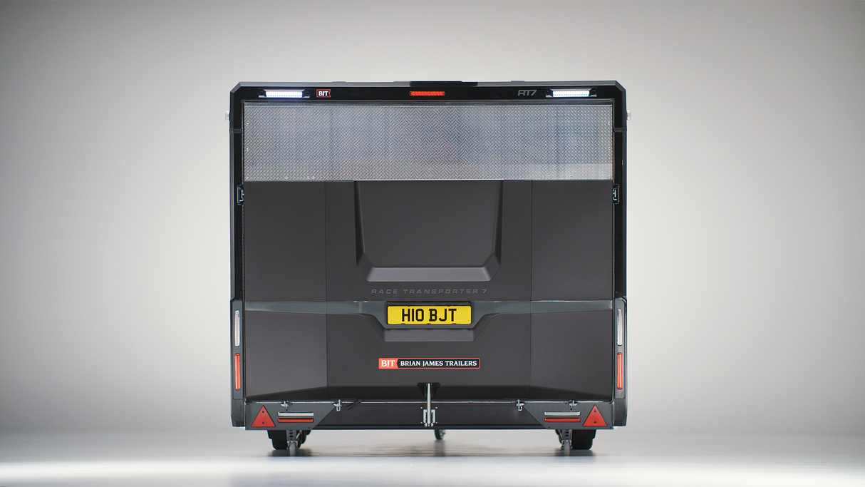 Brian James Race Transporter 7 Enclosed Trailer – 6.0m x 2.3m | 3.5T | Triple Axle | 10” Wheels 397-6023-35-3-10-B